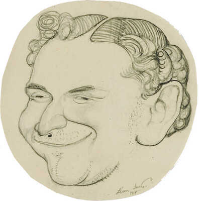 Зак Лев (Леон) Васильевич. Лот из двух рисунков и конверта: 